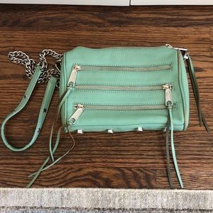 Rebecca Minkoff turquoise shoulder purse
